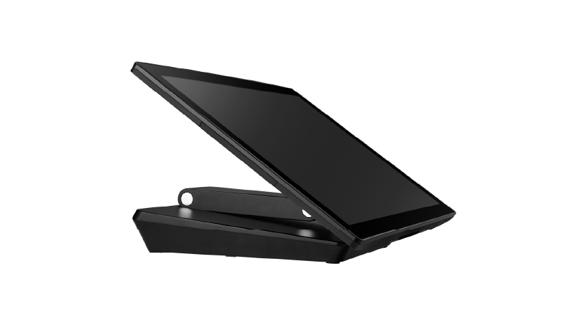 15.6 Ultra-Slim POS Terminal with 11th Gen Intel<sup>®</sup> Core™ i3-1115G4E, 8GB RAM, 256GB SSD, FHD, Black with Stand